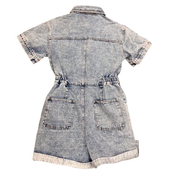 Hudson Gray Boutique Shape Things Up Denim Romper size Small - Picture 5 of 6